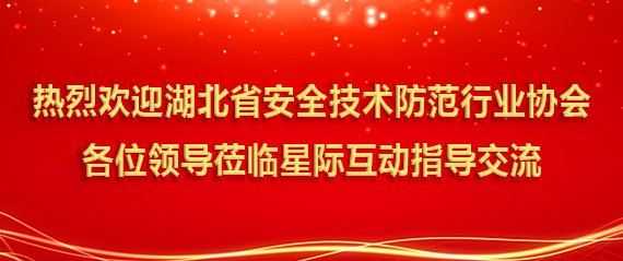 热烈欢迎湖北省安全技术防范行业协会一行莅临星际互动指导交流